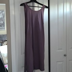 Early morning dress graphite purple